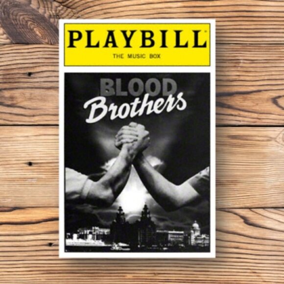 Blood Brothers Playbill Broadway Musical Refrigerator Fridge Locker Magnet‎ - Picture 1 of 2